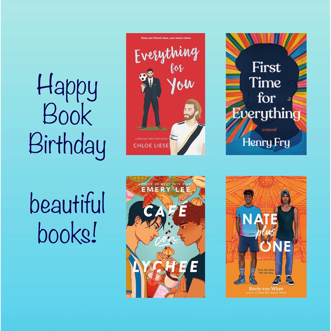 Today’s gorgeous releases. Happy Book Birthday to you all!! @HenryCFry @EmeryLeeWho @chloe_liese and Kevin van Whye. #booktwt #BookTwitter #NewRelease