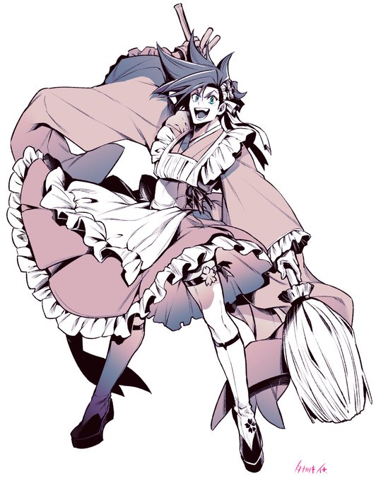 【※女装注意※】メイドさんすくみ単体🍢 