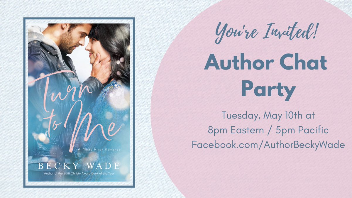 ReviewsByErin's tweet photo. It's tonight! Hope to see you there. 😃

https://t.co/HG9eCqbxld

@beckywadewriter #WadeIntoAGoodBook #TurnToMe #FreeLuke https://t.co/0wQ8yOLyLu