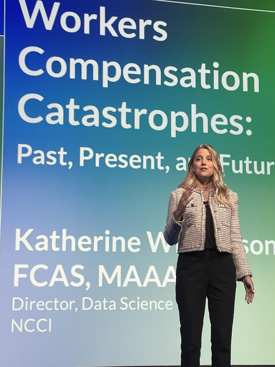 Tamiami813's tweet photo. @NCCI afternoon session is underway. Speaker Katie Williamson focuses on how the #workerscomp system addresses catastrophic risk. #ncciAIS https://t.co/4tuBOnwVK5
