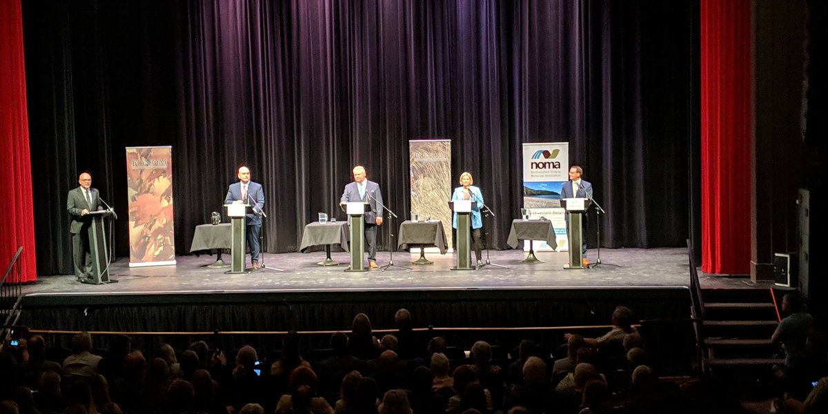 SebastienRDI's tweet image. Le premier débat de la campagne électorale ontarienne commence à #NorthBay ! #icito #onfr #onrc #fonom #onpoli