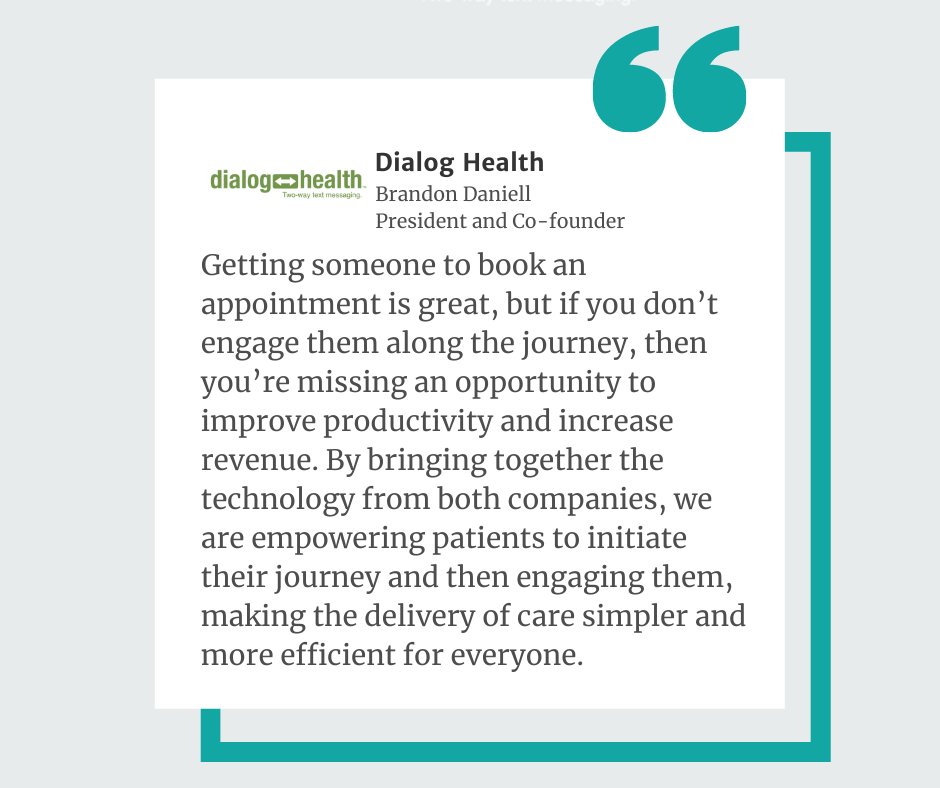 Two technology platforms, one powerful solution. The connection today’s healthcare ecosystem has been looking for starts here. betterhealthcare.co
#poweredbybetterhealthcare #healthcareinnovation #patientengagement #patientjourney