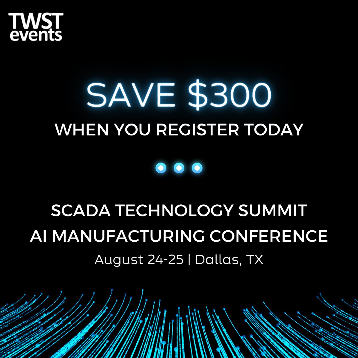 SCADATechSummit's tweet image. ⭐️ Register for the SCADA Technology Summit today and save $300 on registration! lnkd.in/ecXk6jmm ⭐️

Don&apos;t miss out on this deal - it won&apos;t last forever!

#SCADA #SCADATech2022 #SCADATechnology