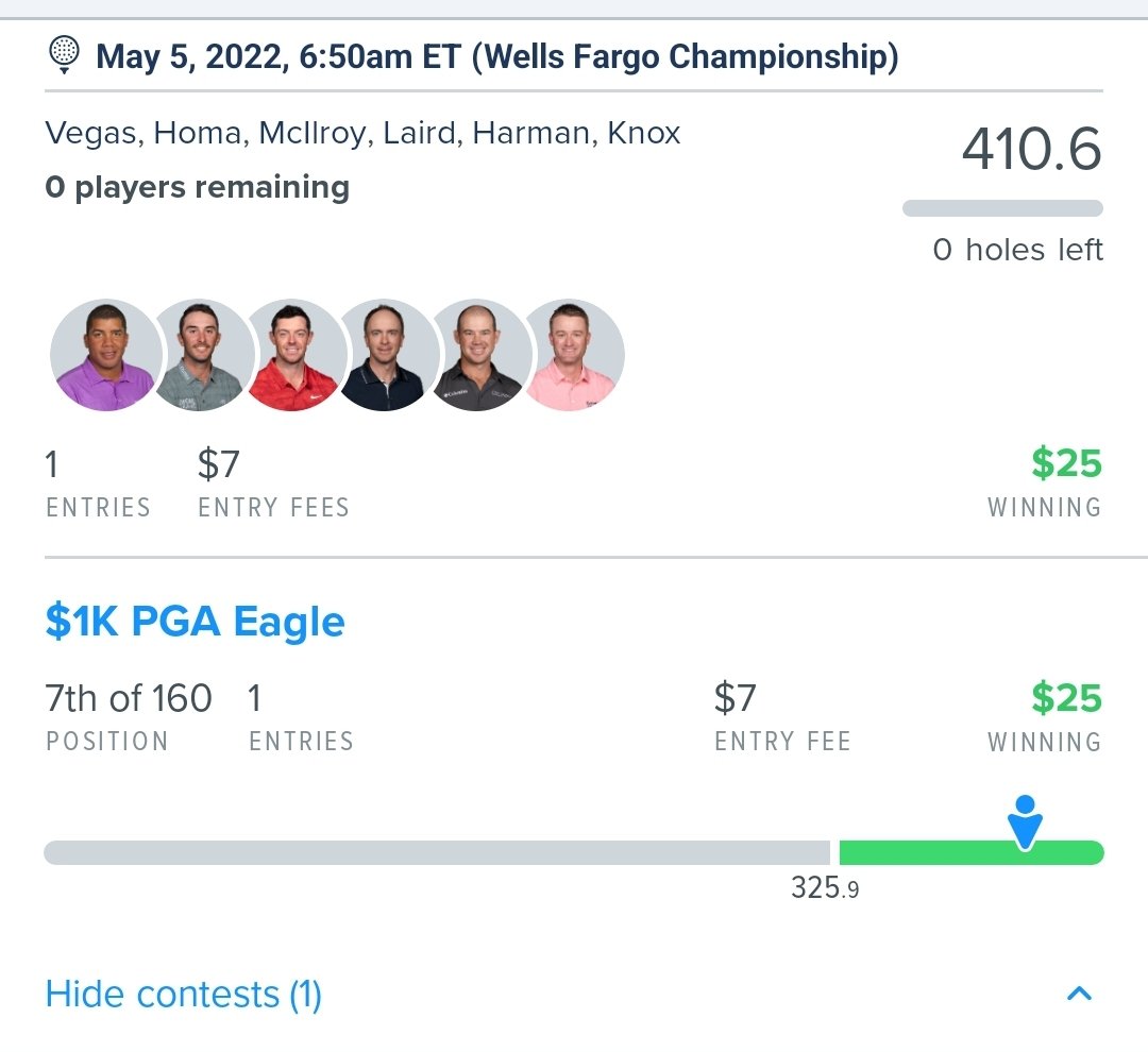 DfsProfessors's tweet photo. Whats up sports fan and gambling fans if you like watching sports why not gamble while you watch and win. Here's some of our latest wins all cash baby.
One of our subscribers had a good week and it's only Tuesday. #FanDuel #dfsnba #dfspga #dfsmlb https://t.co/chhplMgisB