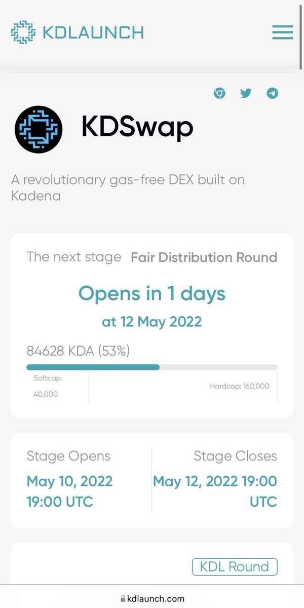 #KDL turunda sadece 1 saat….
Siz bir harikasınız 👏👏👏

$KDA $KDL $KDS 🙋🏼‍♂️🎩

⁦<a href="/KdLaunch/">KDLaunch</a>⁩ ⁦<a href="/KdSwap/">KDSwap</a>⁩ ⁦<a href="/kadena_io/">Kadena</a>⁩