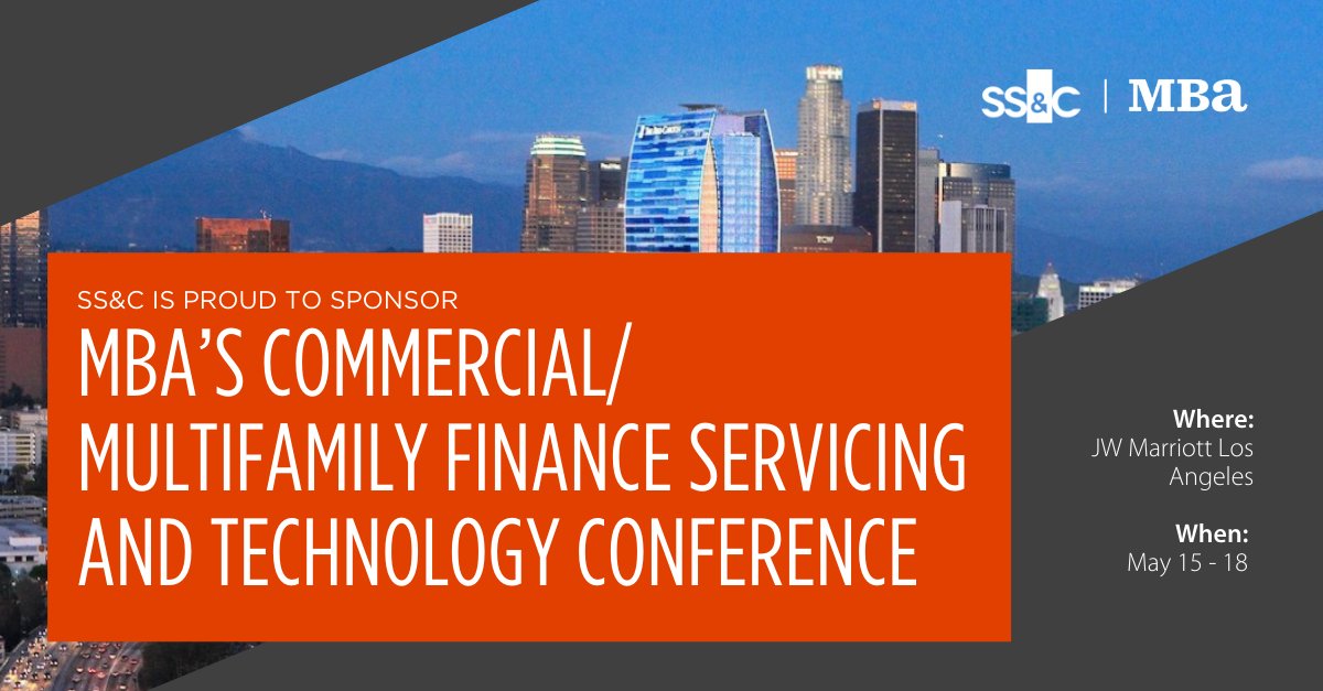 SSCTechnologies's tweet photo. We’re headed to Los Angeles next week for MBA’s Commercial/Multifamily Finance Servicing and Technology Conference. If you’re attending, stop by the SS&C booth to visit https://t.co/XTgBbhGapA
#MBACREFST22 https://t.co/B1ABKxk4V9