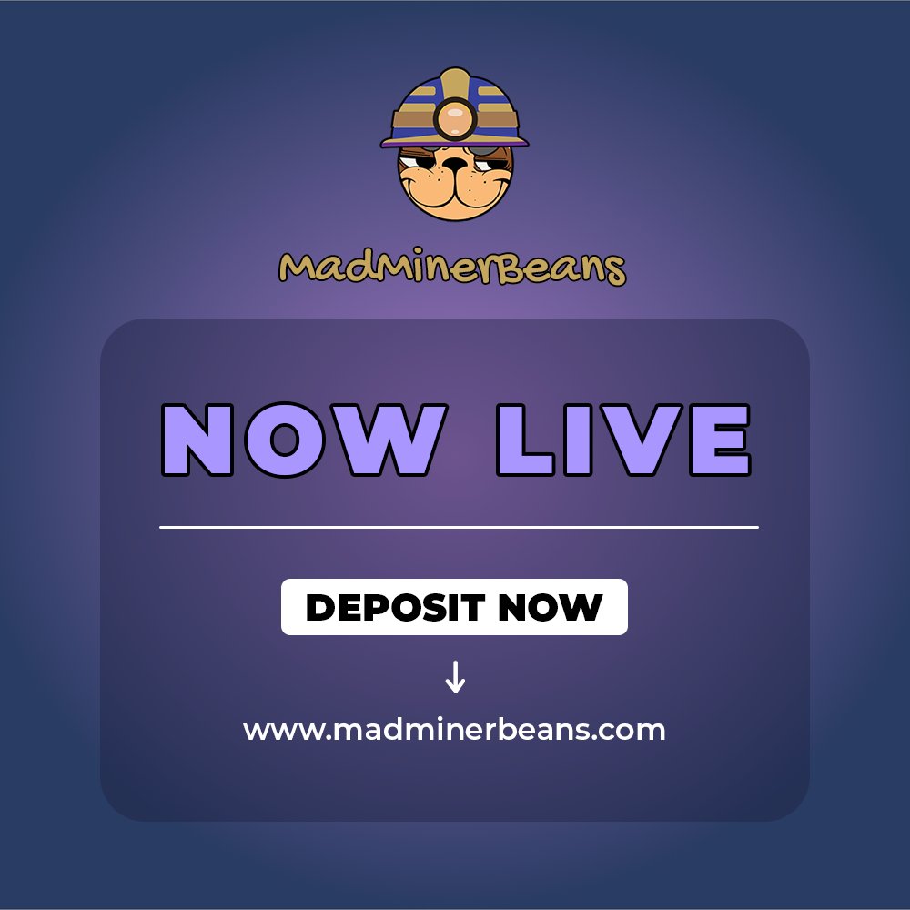 MMB_crypto's tweet photo. ⚒️ WE ARE NOW LIVE ⚒️ 
Deposit your MMF tokens at https://t.co/omsF7RqYRg
Up to 8% daily rewards. 
JOIN THE MADNESS!!
.
#MadMinerBeans #CRO #MMFinance #MMF #mad4life #passiveincome #HighAPR #Earn #crofarm #Cronoschain #Referral #Crypto #blockchain #crofam
#defi #MAD #bakedbeans https://t.co/rL2njJPOr1
