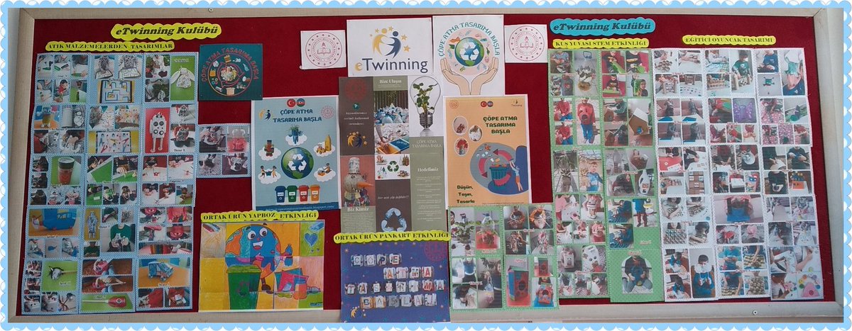 CopeAtma's tweet photo. Çumra Hürriyet İlkokulu Anasınıfı Çöpe Atma Tasarıma Başla eTwinning Projemizin Okul Panosu♻️♻️♻️

@eTwinningKonya @konyamem @SeyitAliBuyuk @servetal61 @CumraMem @KONCEPSifirAtik @cumraajans @CopeAtma https://t.co/oMPodnYIVs