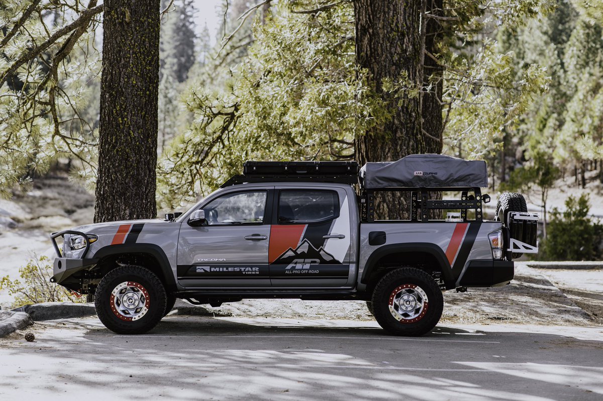allpro_offroad's tweet photo. All-Pro Off-Road new Tacoma Bed Rack is available now!! This bed rack is 16″ tall from top of bed rail and is a great option to mount a Roof Top Tent and any other accessories of your choosing. #allprooffroad https://t.co/ielzb4ci6e