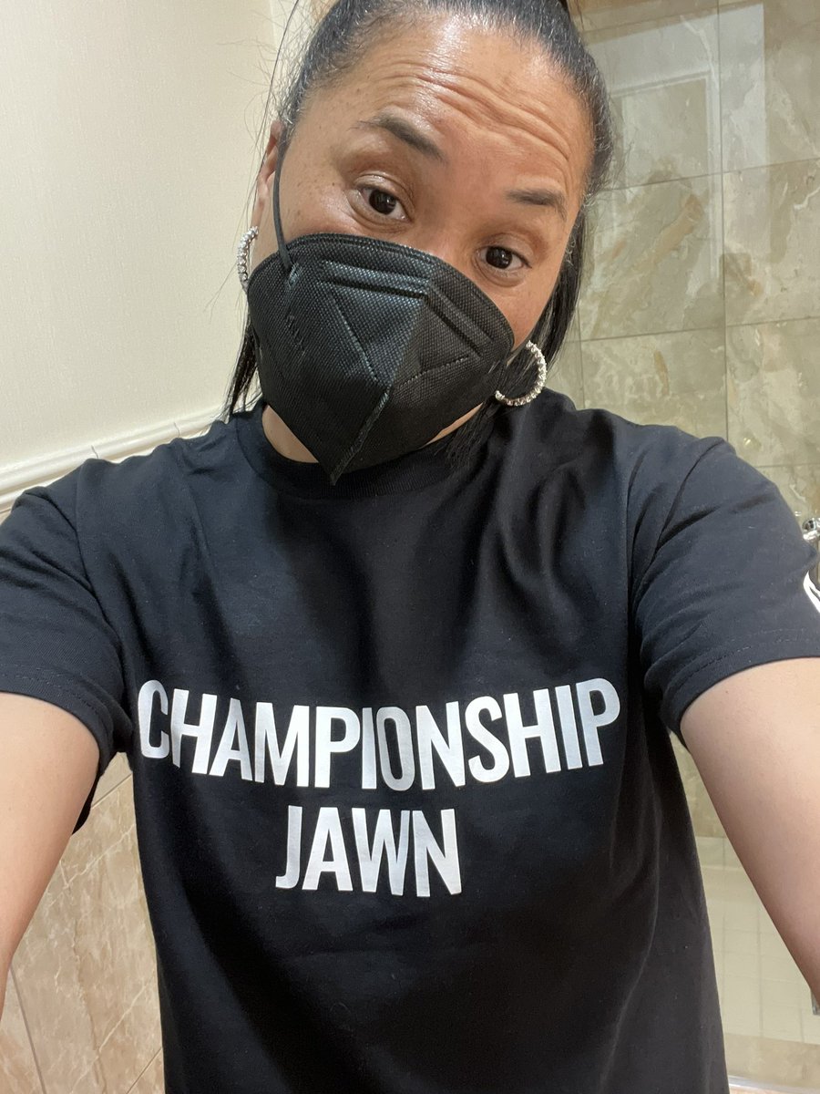 Thank you FTJ with this Championship Jawn tee…and also got the hoodie!!  Was able to bless my philly today at a coaches conference.  Someone asked so coming thru with the link!  forthejawns.com