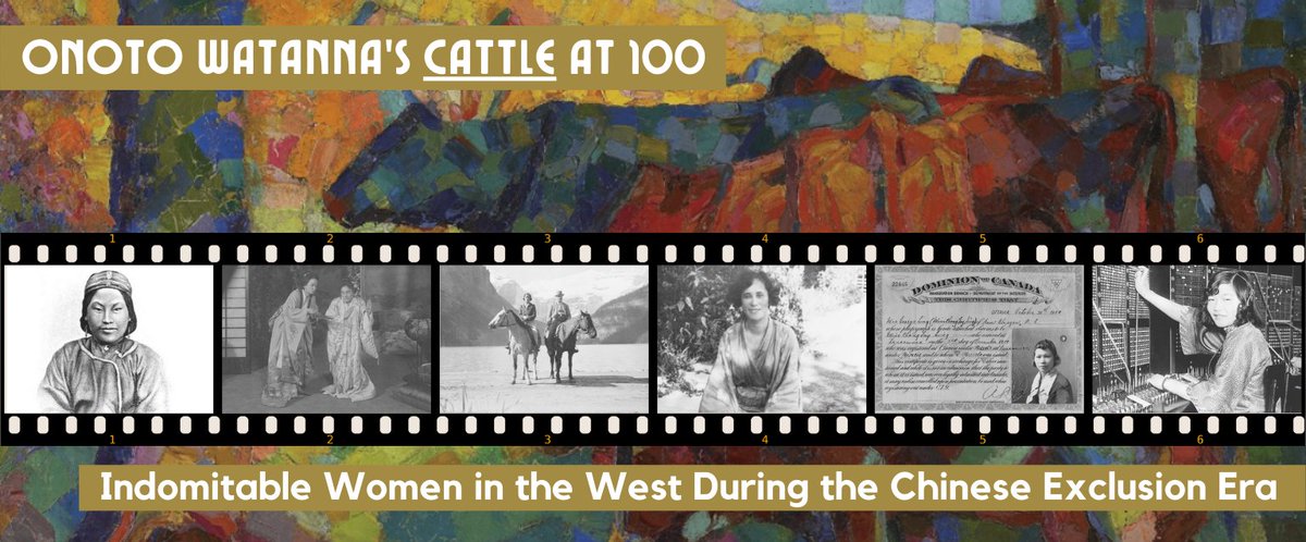 We're excited to share this call for papers: "Onoto Watanna’s Cattle at 100: Indomitable Women in the West During the Chinese Exclusion Era." July 26-30, 2023 at <a href="/UCalgary/">U Calgary</a> and <a href="/4CYYC/">Calgary Chinese Cultural Centre</a>. Proposals due July 28, 2022. #OWCattle100 weaconference.sites.olt.ubc.ca