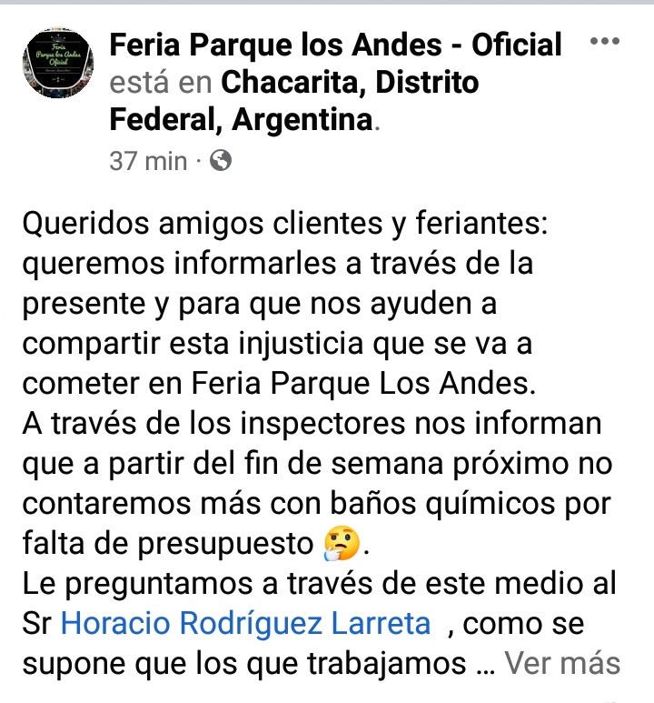 LosFeria's tweet photo. @horaciorlarreta https://t.co/kq2nK9Ihy3