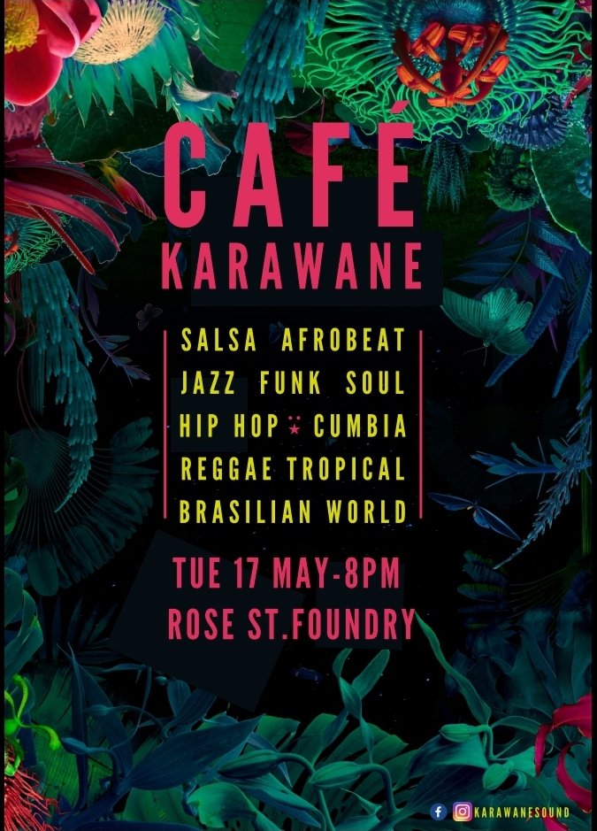 Just a week to go and back with big city vibes in the @rosestreetfoundry .Come along early to enjoy a drink with pals, or just a solo mission to listen to the good stuff. 

We're on from 8pm and it's free entry. Please share with everyone you've ever known, even if it's  awkward