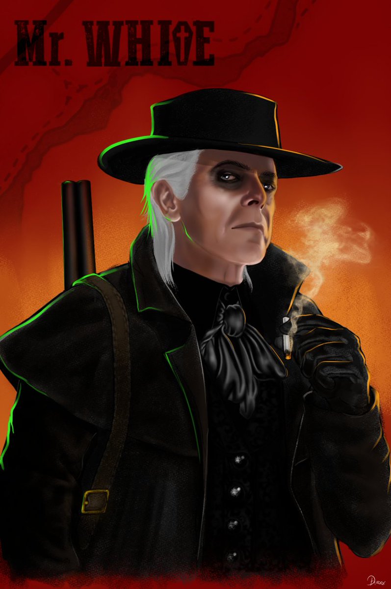 - MR. WHITE - 
played by @Sidkriken

#RDR2rp #WildRPofficial #fanart