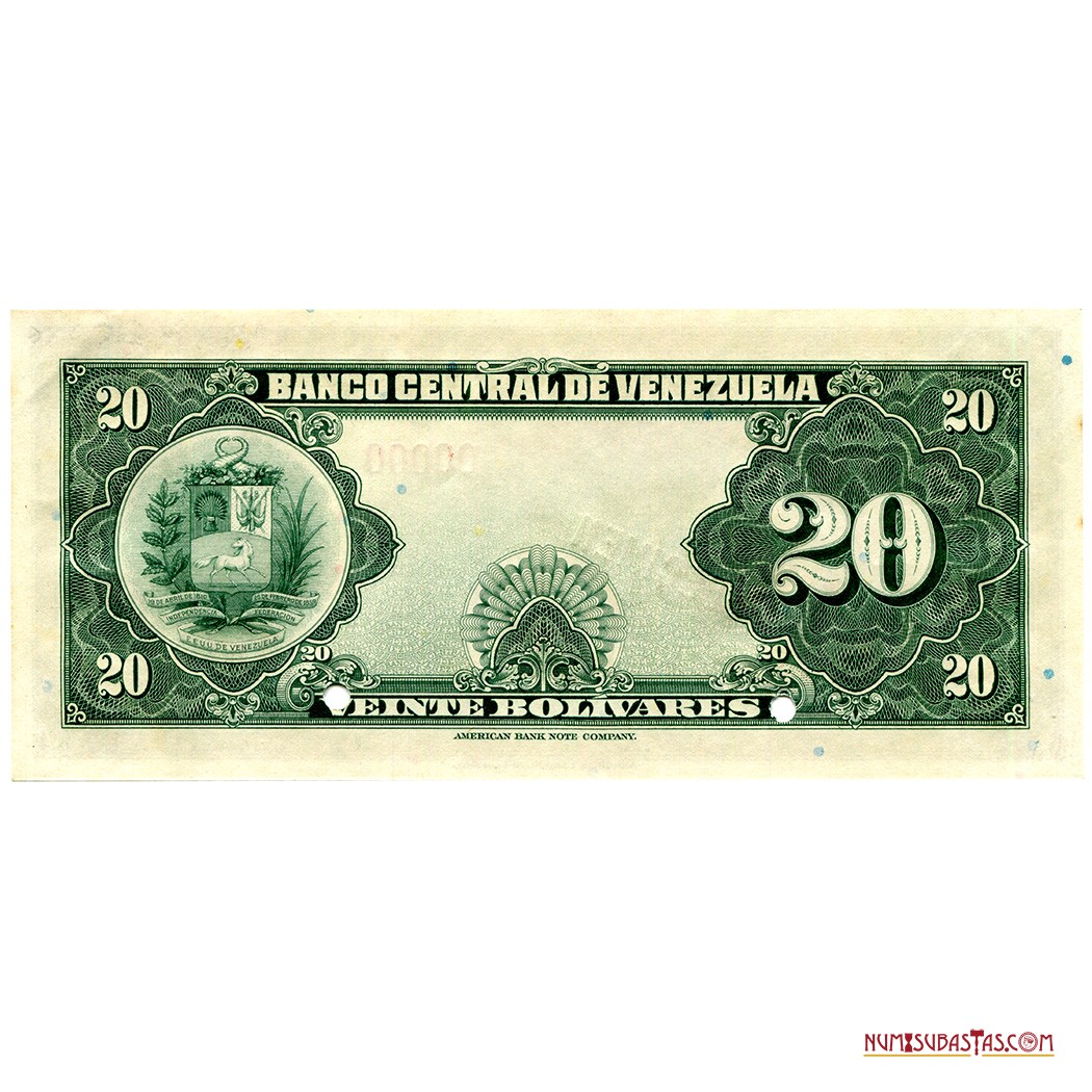 numisubastas's tweet photo. EN SUBASTA:
SPECIMEN de 20Bs emitido a partir de 1941 (EEUU)
Para mayor información consultar el link:
https://t.co/i8kPgBx0AP
#Notafilia #Billete #PapelMoneda #BankNotes #Note #PaperMoney #PaperMoneyAuction #PaperAuction #RarePaperMoney #RareBankNote https://t.co/kVpFB00ylX
