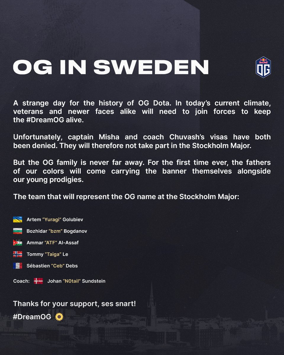 OGesports's tweet photo. Against all odds.

#DreamOG https://t.co/asmZXDpOee
