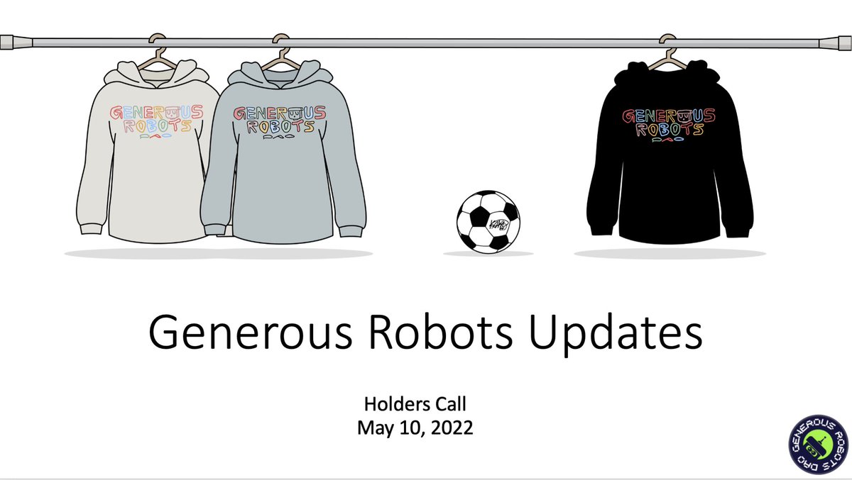 GenerousRobots's tweet photo. OUR VERY FIRST HOLDERS CALL HAPPENING IN 40 mins ON OUR DISCORD. 

Can’t wait for you guys to hear the plans @mekagodzilla_gr @prriber have got for the Future and Longevity of our Project 🤖🤖🤖

Drop a {101} in the comments if you’re excited and would be attending. ⚙️ https://t.co/6MHoSpEvZM