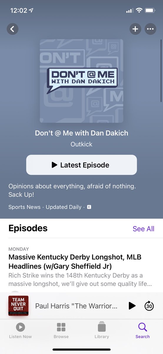 DCOFFEE317's tweet photo. @HughJanus4000 @dandakich @Outkick There’s already been a podcast this entire time. https://t.co/miBMmn3l0v