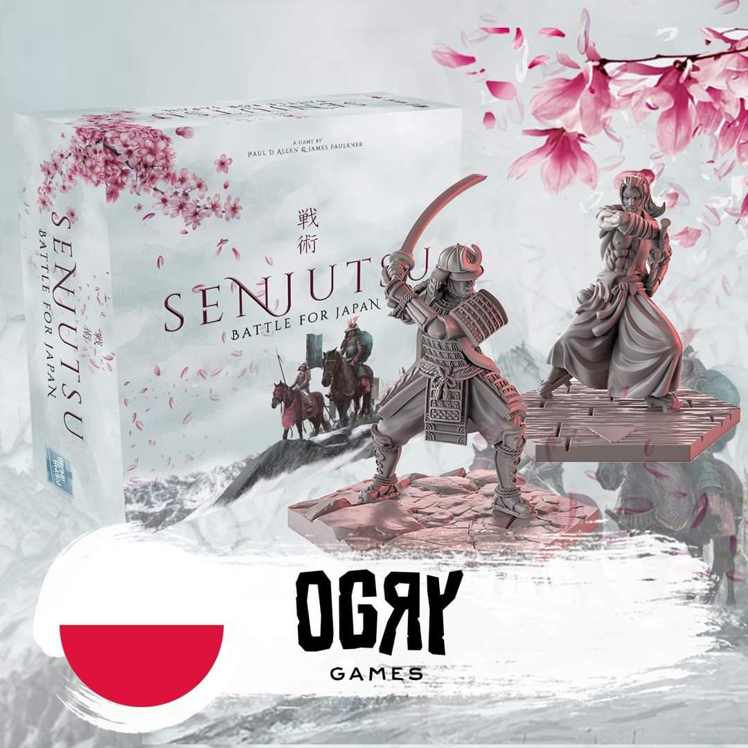 We are very happy to announce that Senjutsu: Battle for Japan by <a href="/StoneSwordGames/">Stone Sword Games</a> is going to be published in Polish by none other than Ogry Games !

#licensing #mobvanguard #proudagents #bgg #bggcommunity #boardgames #poland #stonesword #ogry