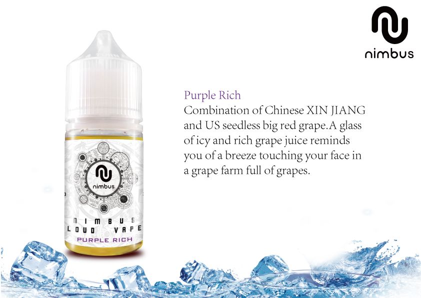 Real grape taste.All day vape salts you need.