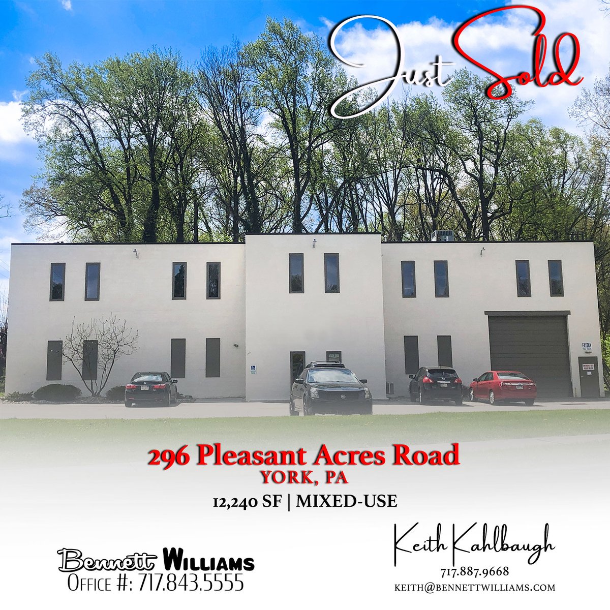 bennettwilliams's tweet image. Just Sold!
📍 Location: York, PA
🏗 Property Type: Mixed-Use 

#JustSold #YorkPA #MixedUseProperty #CRE #BennettWilliamsCommercial