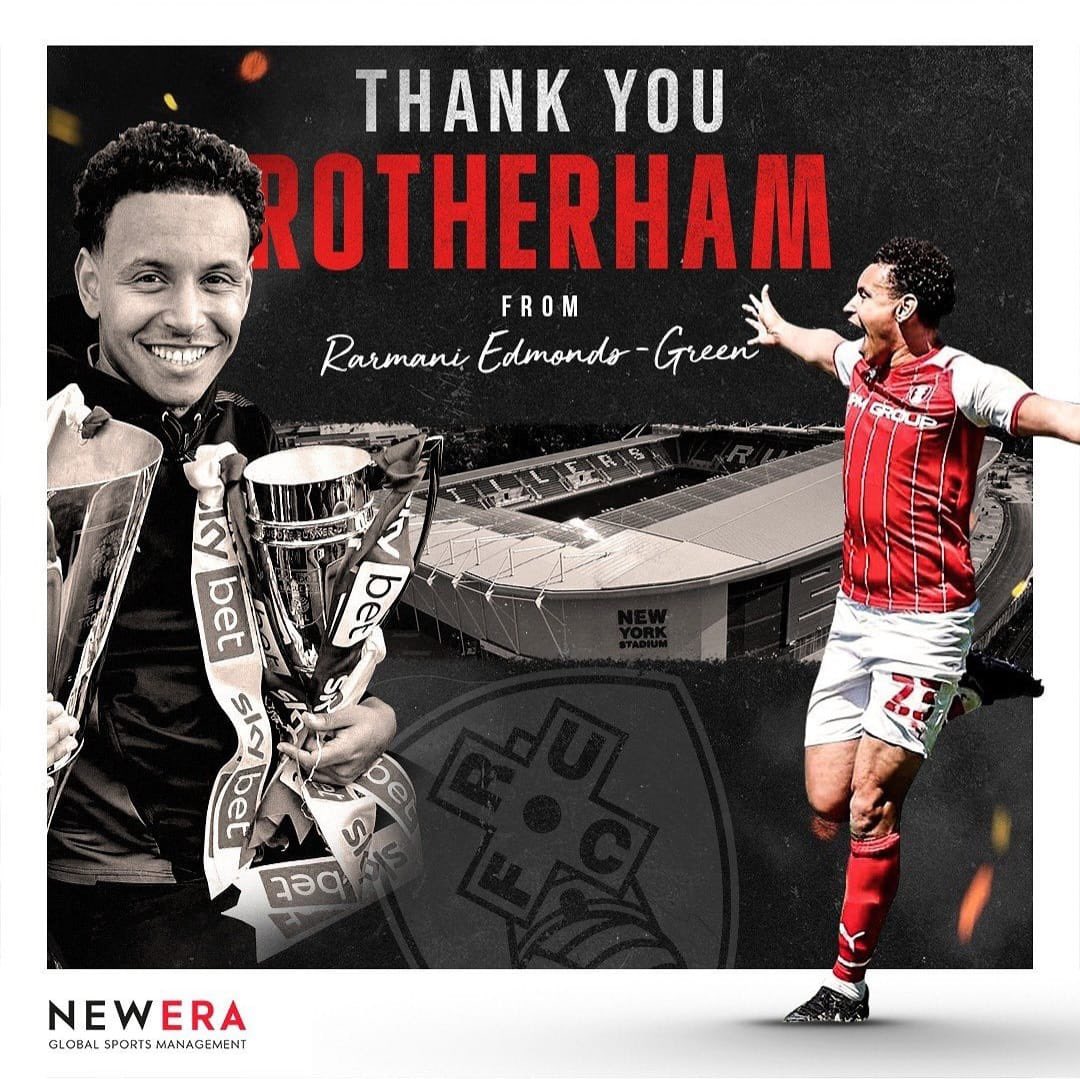 I'd like to say a massive thank you to everyone at <a href="/OfficialRUFC/">Rotherham Miller</a> , the manager, coaching staff, all my team mates and especially the fans. never did I think I would enjoy my football so much and achieve what we have this season.  
Was an honour to represent such a great club.