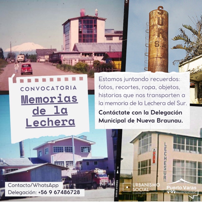 PoliRoaV's tweet photo. La memoria de las y los trabajadores de la antigua lechera de Nueva Braunau es muy importante , por eso estamos en una iniciativa que comienza haciendo este llamado , ayúdenos a difundir , para conocer más de nuestra historia local #nuevabraunau #lechera #puertovaras https://t.co/wj0jyUtpGV