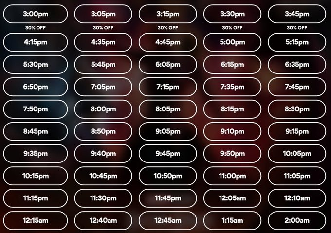 norm_follower's tweet photo. All the showings near me for Tarkovsky and Bresson and Fellini's films. This is insane #supportmarvel #supportdisney https://t.co/5iwQjsZr3P