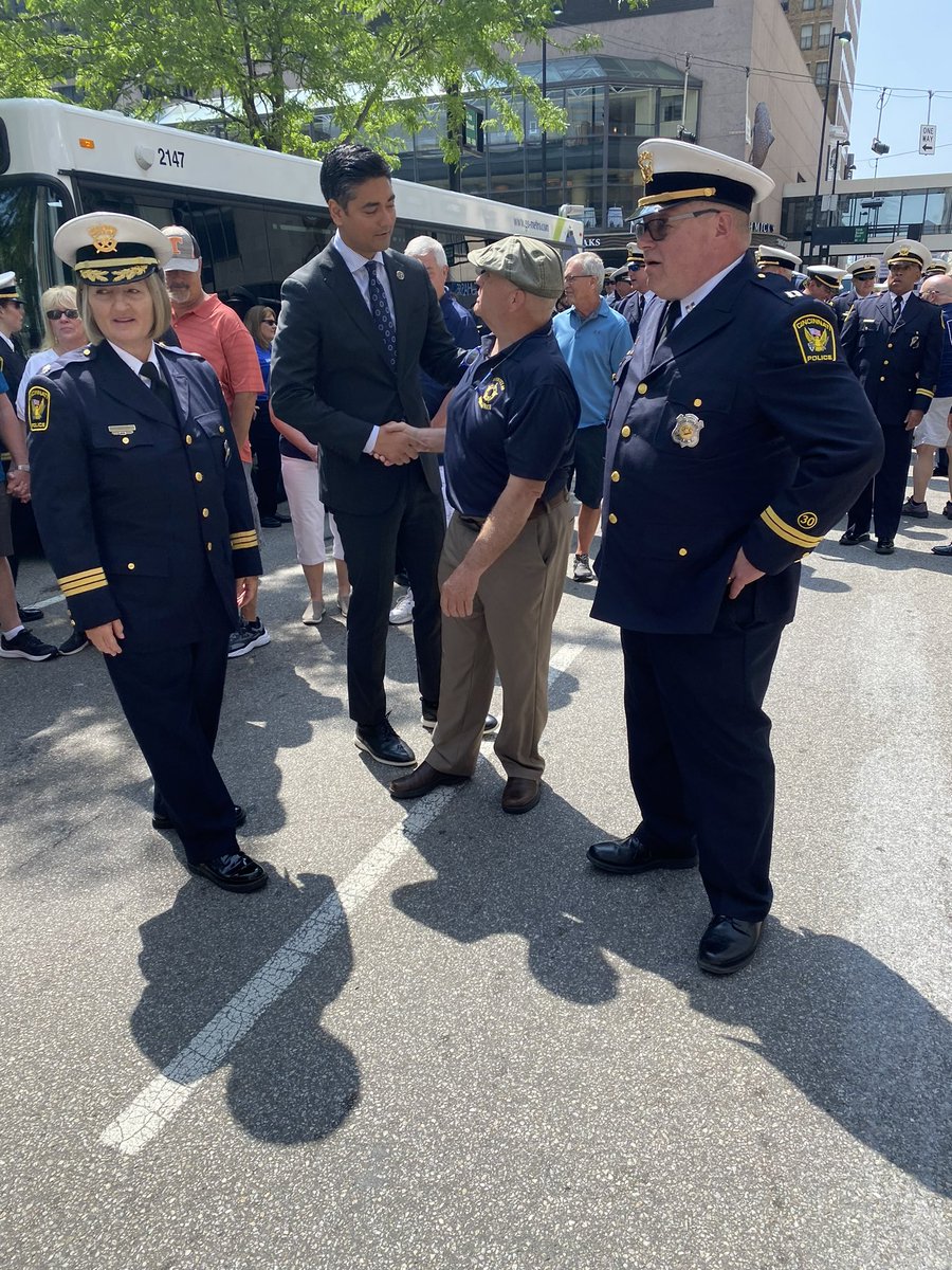 AftabPureval's tweet photo. It was an honor speaking at the kickoff to this morning's Police Memorial Parade. We remembered those brave individuals who made the ultimate sacrifice, and recognized the countless officers who put the needs and safety of those they serve, first and foremost. https://t.co/gJwj5D1rup