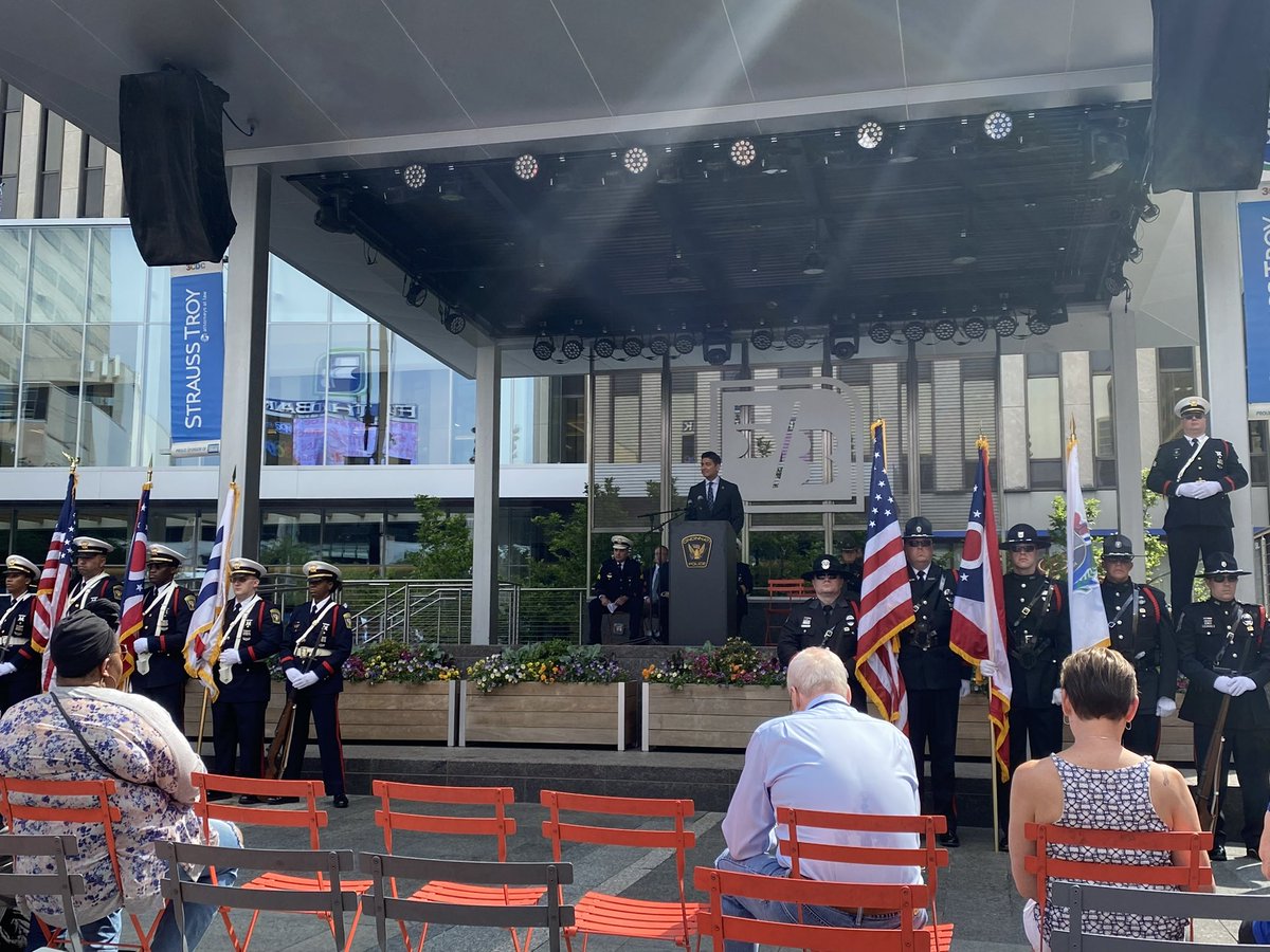 AftabPureval's tweet photo. It was an honor speaking at the kickoff to this morning's Police Memorial Parade. We remembered those brave individuals who made the ultimate sacrifice, and recognized the countless officers who put the needs and safety of those they serve, first and foremost. https://t.co/gJwj5D1rup