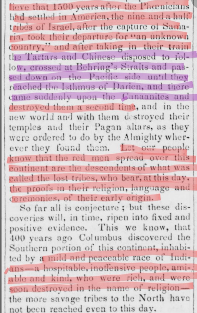 Antiquities of america wi 1840 a scene of destruction 10ft statues