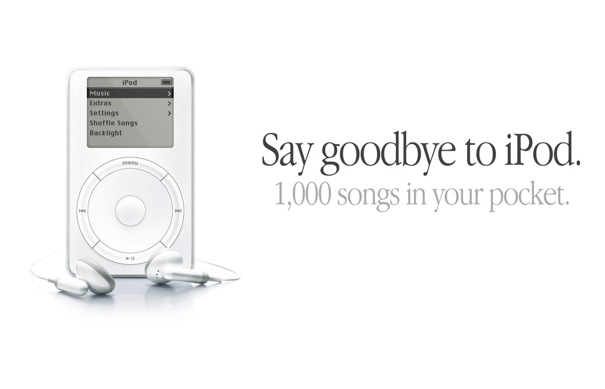 BasicAppleGuy's tweet photo. Say goodbye to iPod. https://t.co/1sSGjivOcw