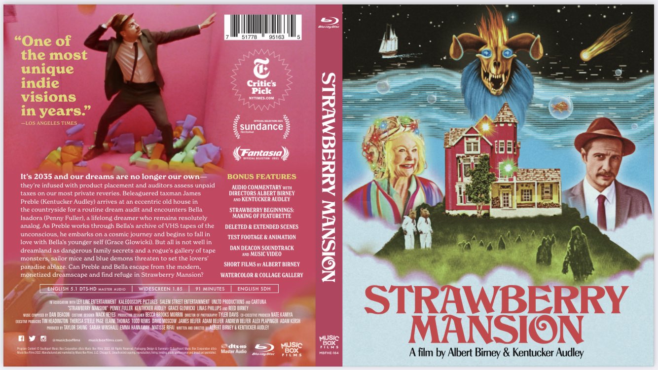 Kentucker Audley on Twitter "Strawberry Mansion Bluray / DVD coming