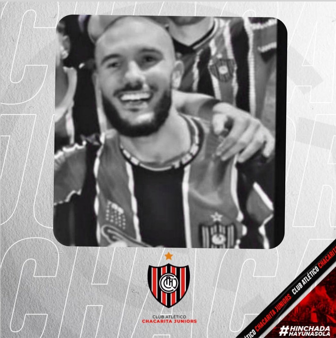 ChacaOficial's tweet photo. Despedimos con profundo dolor a Adrian Yannella, hincha y socio de la institución. 
Nos alentará desde arriba 🖤
QEPD Adrian. https://t.co/lgJL5Of7Db