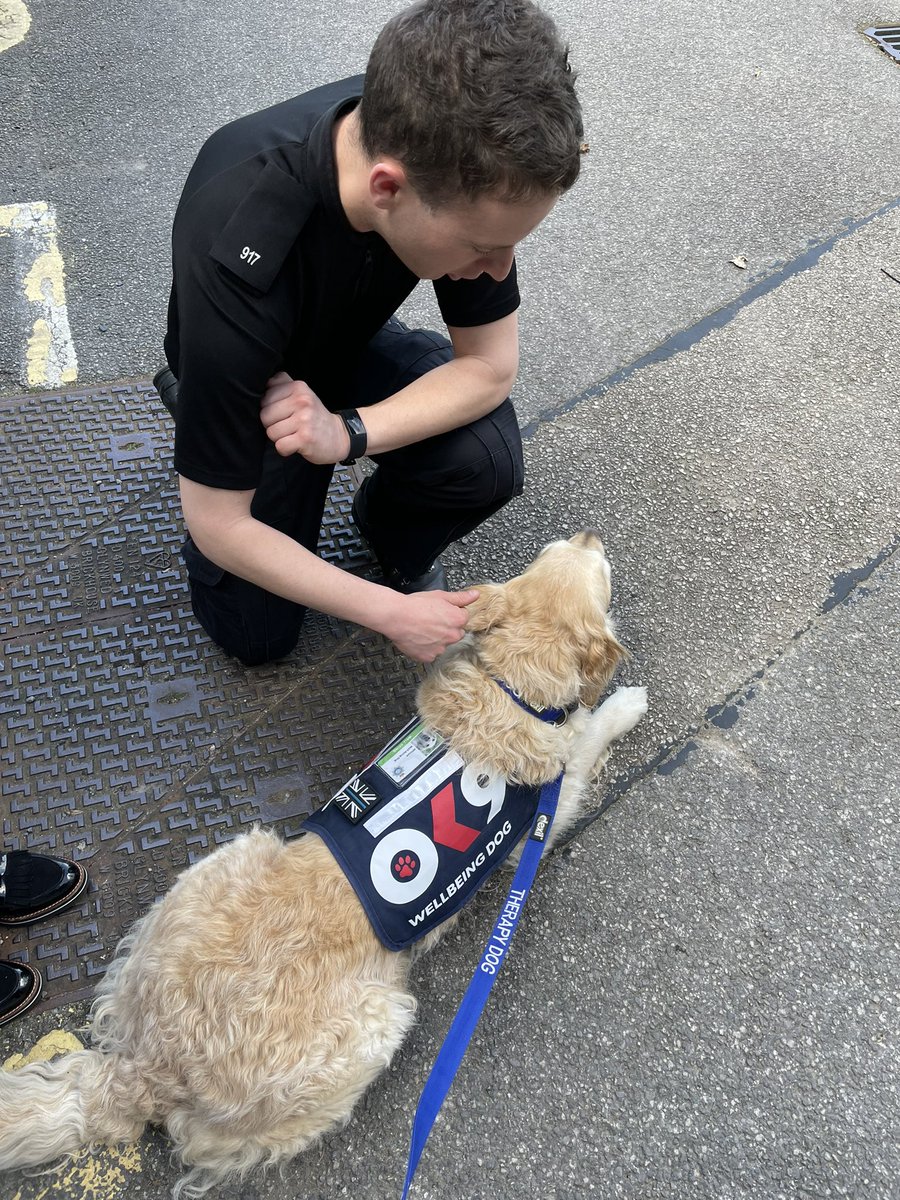 Whispa brought a lot of smiles to a lot of faces at HQ today <a href="/CCNYP/">ccnyp</a> <a href="/smujhall/">Janine Hall</a> <a href="/OscarKiloNine/">OscarKilo9</a> <a href="/NYFRS_Wellbeing/">NYFRS: Health, Fitness and Wellbeing</a> <a href="/OscarRomeo1268/">Paul Cording</a> <a href="/PTCentres/">PTCentres</a>