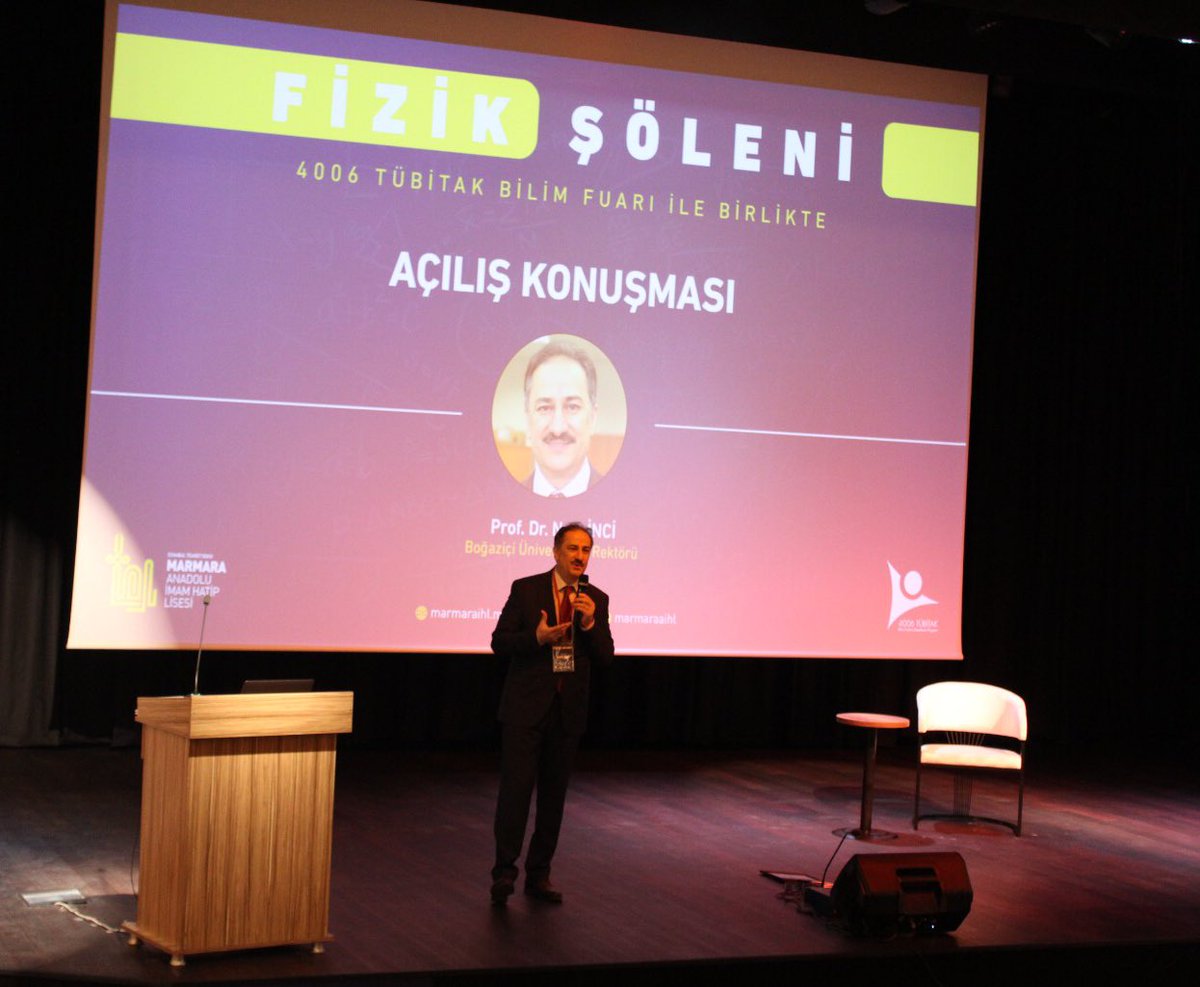 Bugün <a href="/marmara_aihl/">Marmara AİHL</a> ‘de düzenlenen Fizik Şöleni’nde bilim ve özellikle fizik tutkusu ile gençlerin yaptığı projelere tanık oldum. Ülkemizin geleceği için bilime tutkulu gençlere desteği artırarak sürdürmeliyiz.