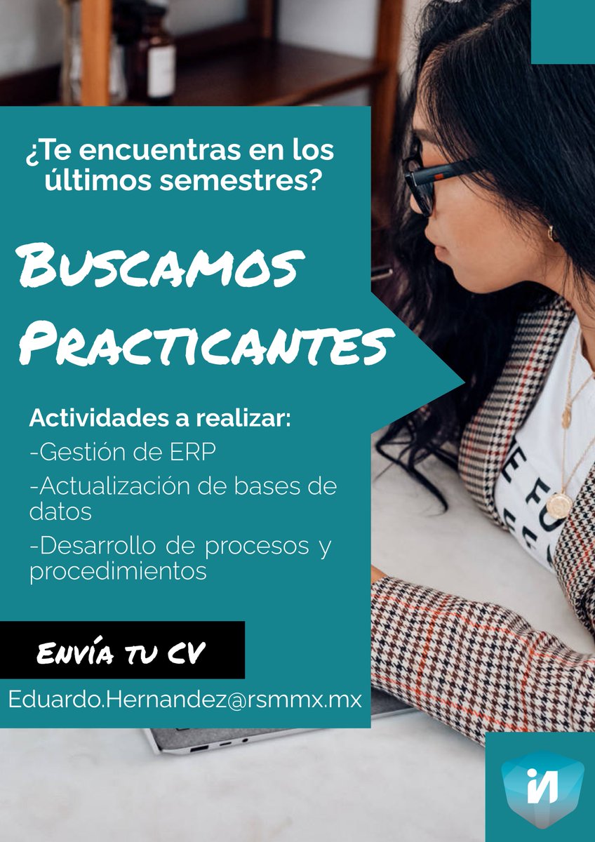 hr_ingenious's tweet photo. ¡Forma parte de nuestro equipo! 
Interesados(as) enviar CV al email Eduardo.Hernandez@rsmmx.mx
#SiHayChamba #ingenious #VacantesDisponibles #Martes #puebla #buscandotalentos #trabajospuebla #trabajaconnosotros #freelance #remoto #cv #email #bilingüe https://t.co/glgq2wFTOm