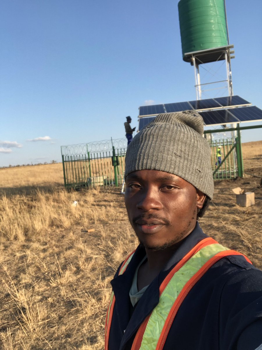SizweHonest's tweet photo. Community cried out loud! We intervened, we installed a solar powered water system that can run 24/7. Now they have access to clean water. This is Ladysmith KZN.~—->next https://t.co/AfalPql1Ay
