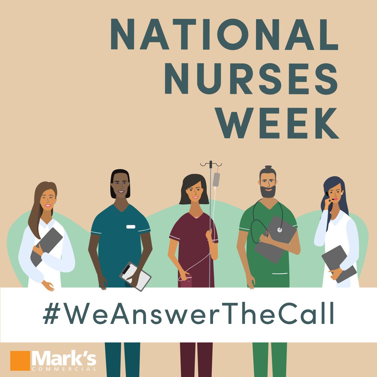 May 9-15 marks National Nursing Week in Canada. This year’s theme is “We Answer the Call”. Mark’s Commercial thanks and commemorates nurses, past and present, across the country for all the hard work they do to keep our communities safe and rise above and beyond any challenge.