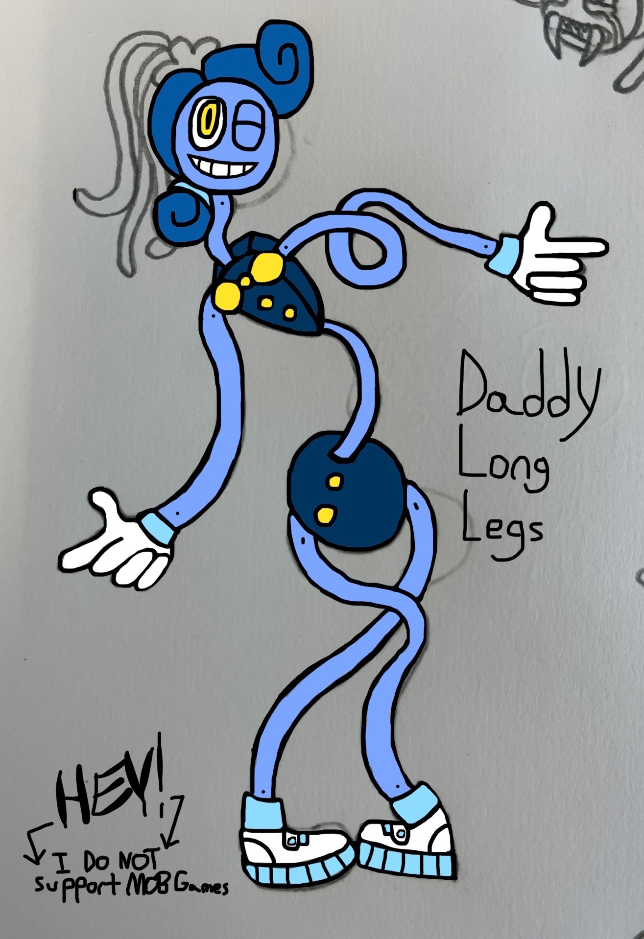 I really liked the concept of mommy long legs so I made this