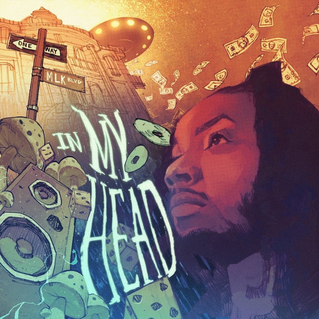 YGTUT's tweet photo. “IN MY HEAD” My upcoming project where I take you on a journey thru my head… how I think, love, money, where I’m at in life, and how I got here. All stemming from a BIG ASS shroom trip I had in 2021. 🏠🧠🍄#IMH Dropping  everywhere June 9th!

https://t.co/wIOtLkuxay https://t.co/OaxZKOshvF