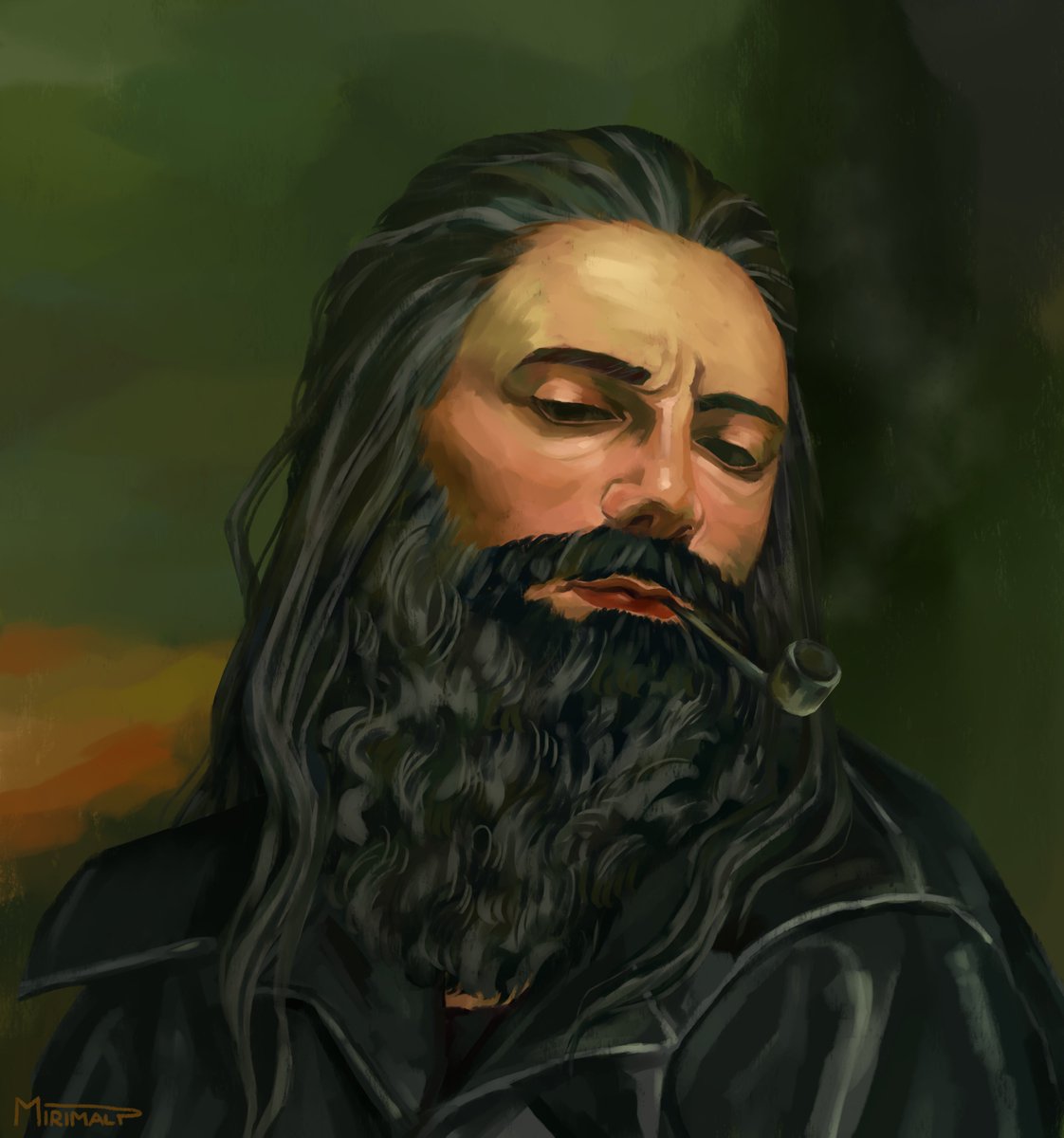 mirimalt's tweet photo. Portrait of Blackbeard
based on a self portrait of Gustave Courbet
#OurFlagMeansDeath https://t.co/8njgGpT4vh