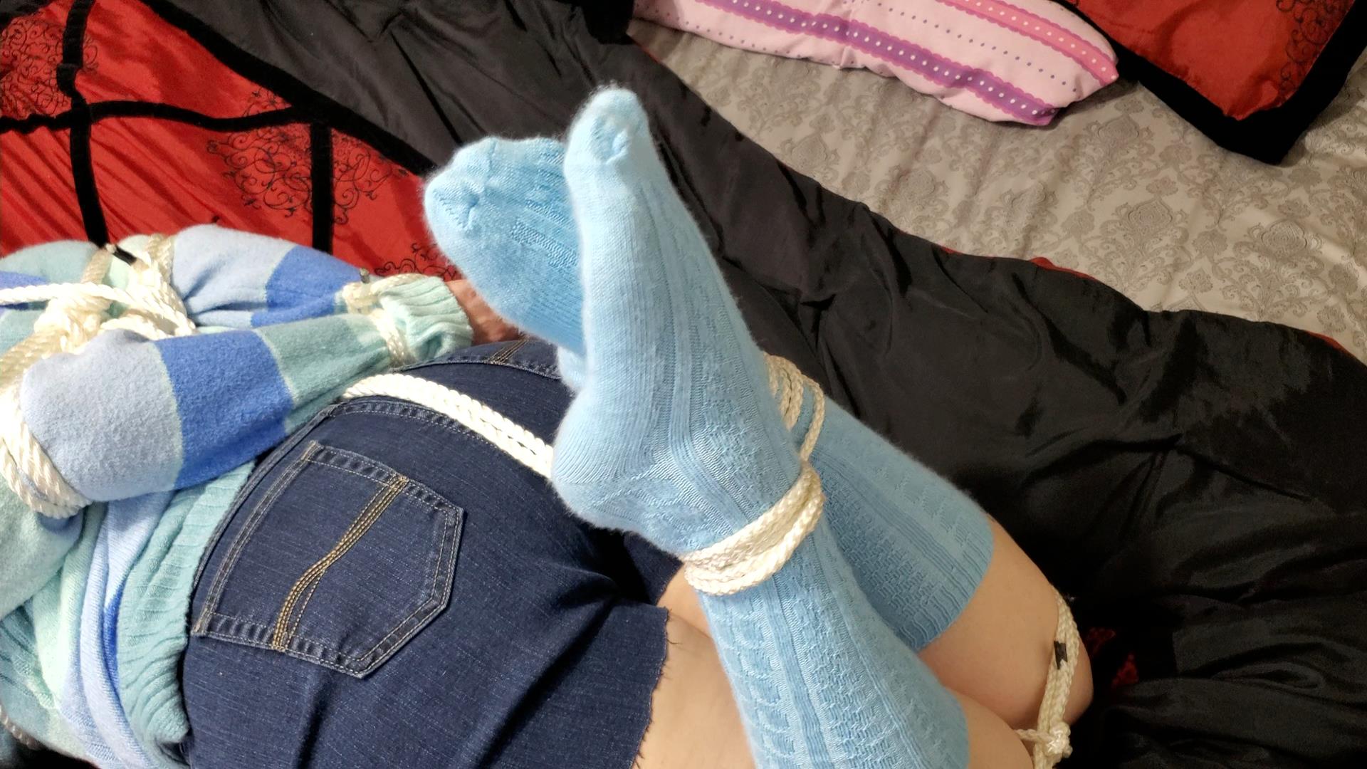 twisted socks bondage on X: awesome view dont yall think? #bondage  #hogtied #socks #tiedupandgagged t.coV975bwh3qj  X