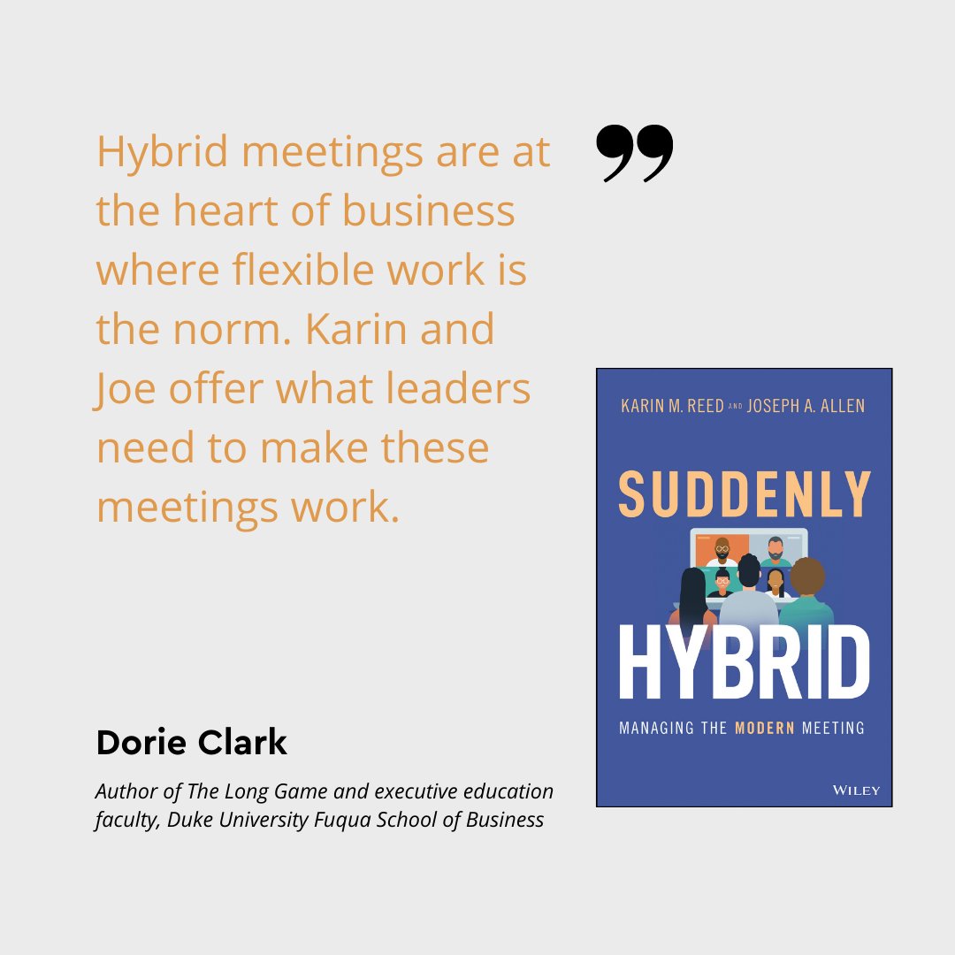 Speaker_Dynamics (@speakerdynamics) on Twitter photo Everything you need to run a successful hybrid meeting is in our latest book, Suddenly Hybrid!
Thank you <a href="/dorieclark/">Dorie Clark</a> for the kind words.
Shop now: speakerdynamics.com/books/suddenly… Everything you need to run a successful hybrid meeting is in our latest book, Suddenly Hybrid!
Thank you <a href="/dorieclark/">Dorie Clark</a> for the kind words.
Shop now: speakerdynamics.com/books/suddenly…