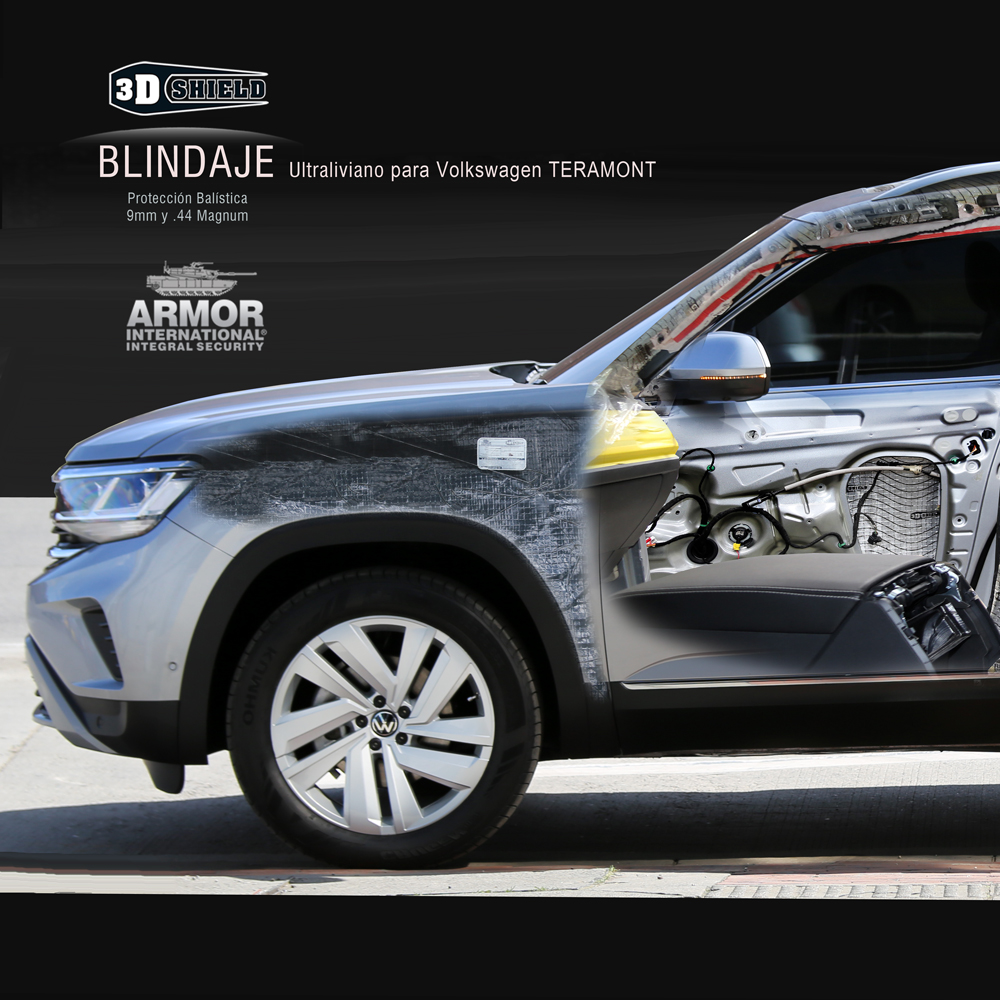 Armor_Int's tweet photo. Disponible sistema de BLINDAJE ULTRALIVIANO
para la nueva Volkswagen Teramont. Nivel III-A NIJ protección balística contra subametralladora 9mm y .44 magnum.
#3dshield #blindaje #securitypack #vw #teramont #blindados #armor #armoured https://t.co/Jga5fB6MbN