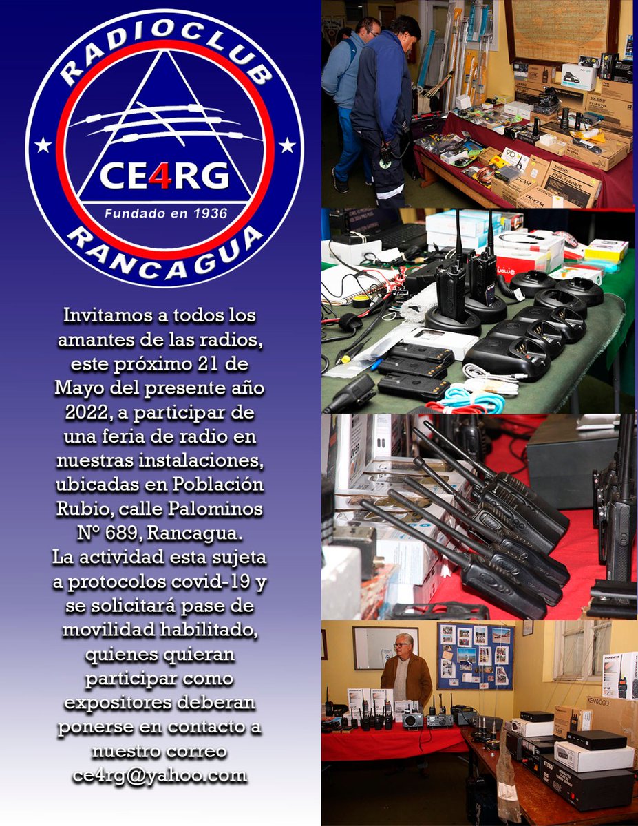 #Informacion realización de Actividad #feria de radio . <a href="/Federachi/">Federachi</a>