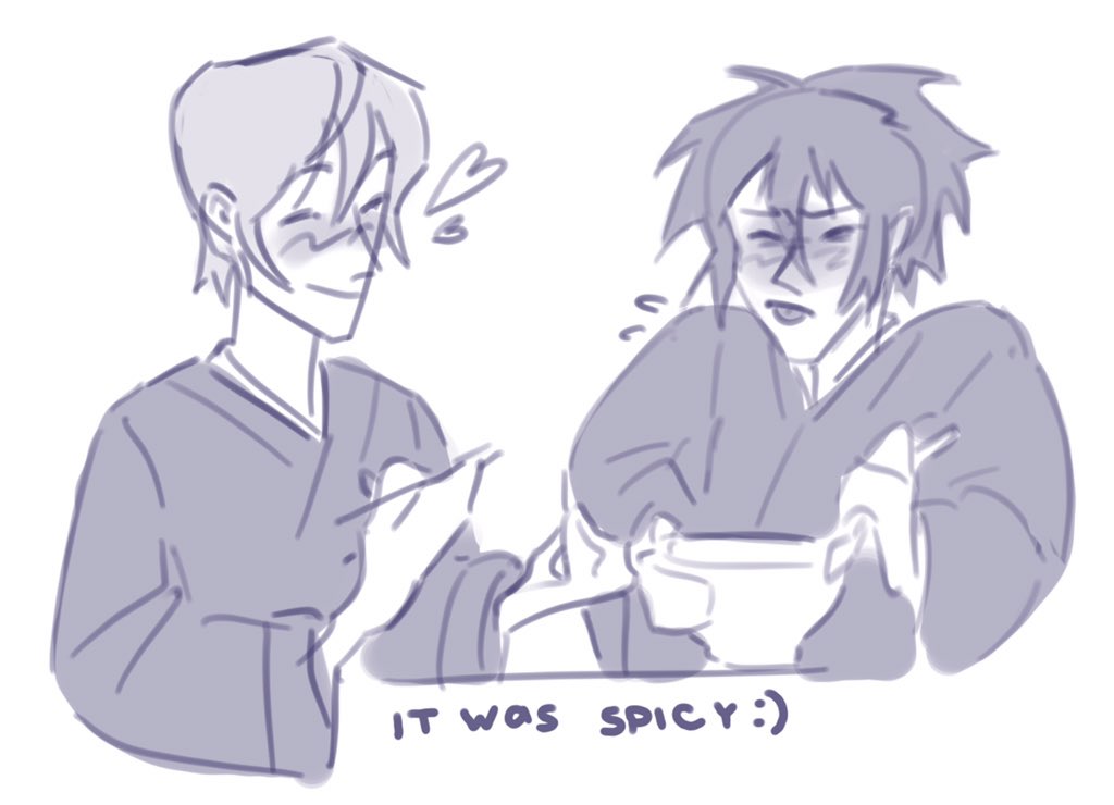 AloeMaja's tweet photo. #Lawlight eat Japanese dishes
(I have a hc that L can't eat with chopsticks, because he doesn't like normal food.)
The last picture is what inspired me!
#L #Light #DEATHNOTE https://t.co/9ALjUWBtqy
