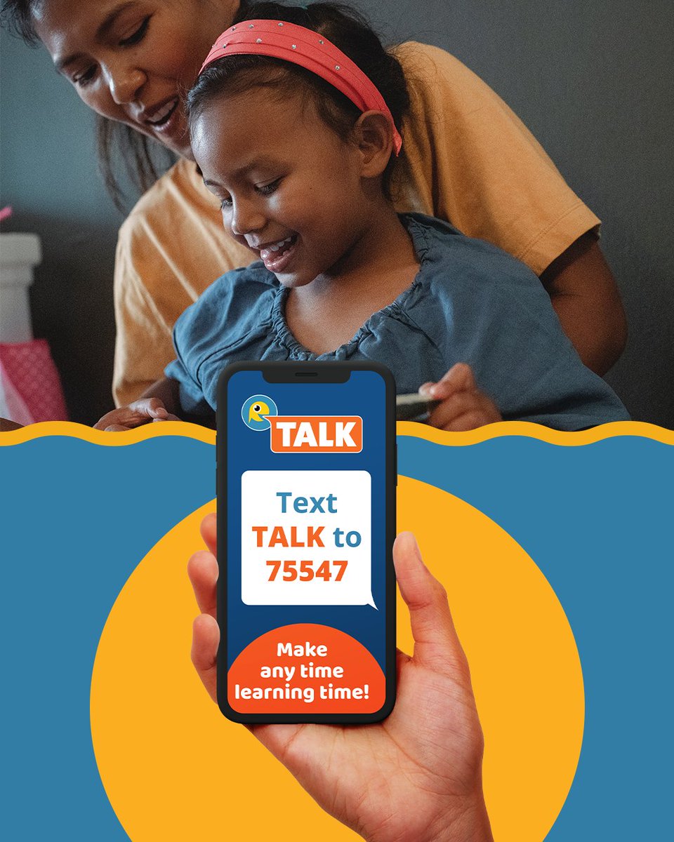 LibraryofMich's tweet photo. Make any time this summer learning time! Sign up to get 8-10 messages per month with fun activities you can do at home to help prepare little ones, ages 5 & under, for school success. Text "TALK" to 75547.
#EarlyLiteracy #ReadyToReadMi #IMLSgrant https://t.co/qwEUswmqa6