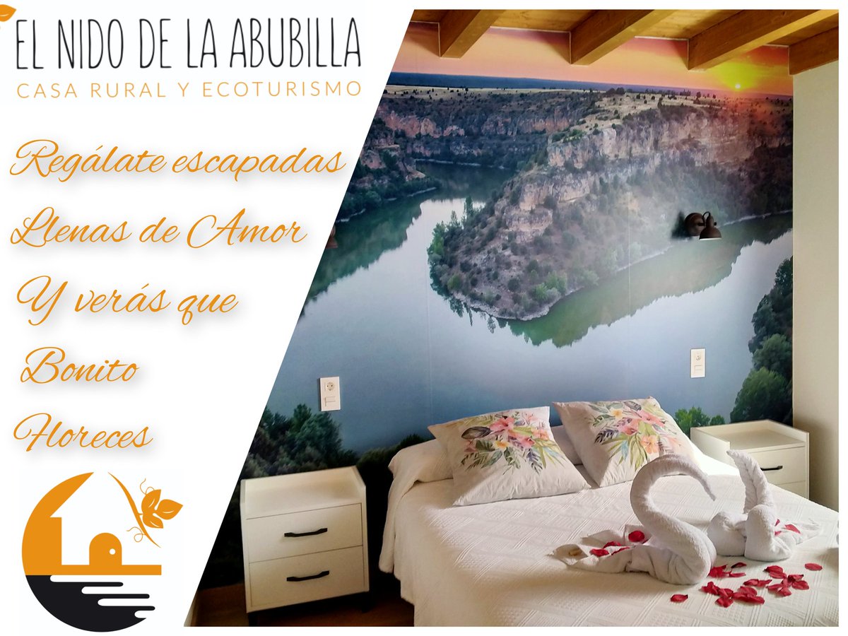 Casa_Abubilla's tweet photo. {#Disfrura del #Amor❤️🔥en #primavera 🌹 }
En las habitaciones tematizadas y en el jardín y el porche junto al río Duero de la #casarural🏡
•El nido de la #Abubilla•
en #Zuzones, #Burgos, #riberadelduero 🍇🍷
☎️ 650748705
🖥️ https://t.co/G0UQBHM7SX https://t.co/vSBXMiUPZL