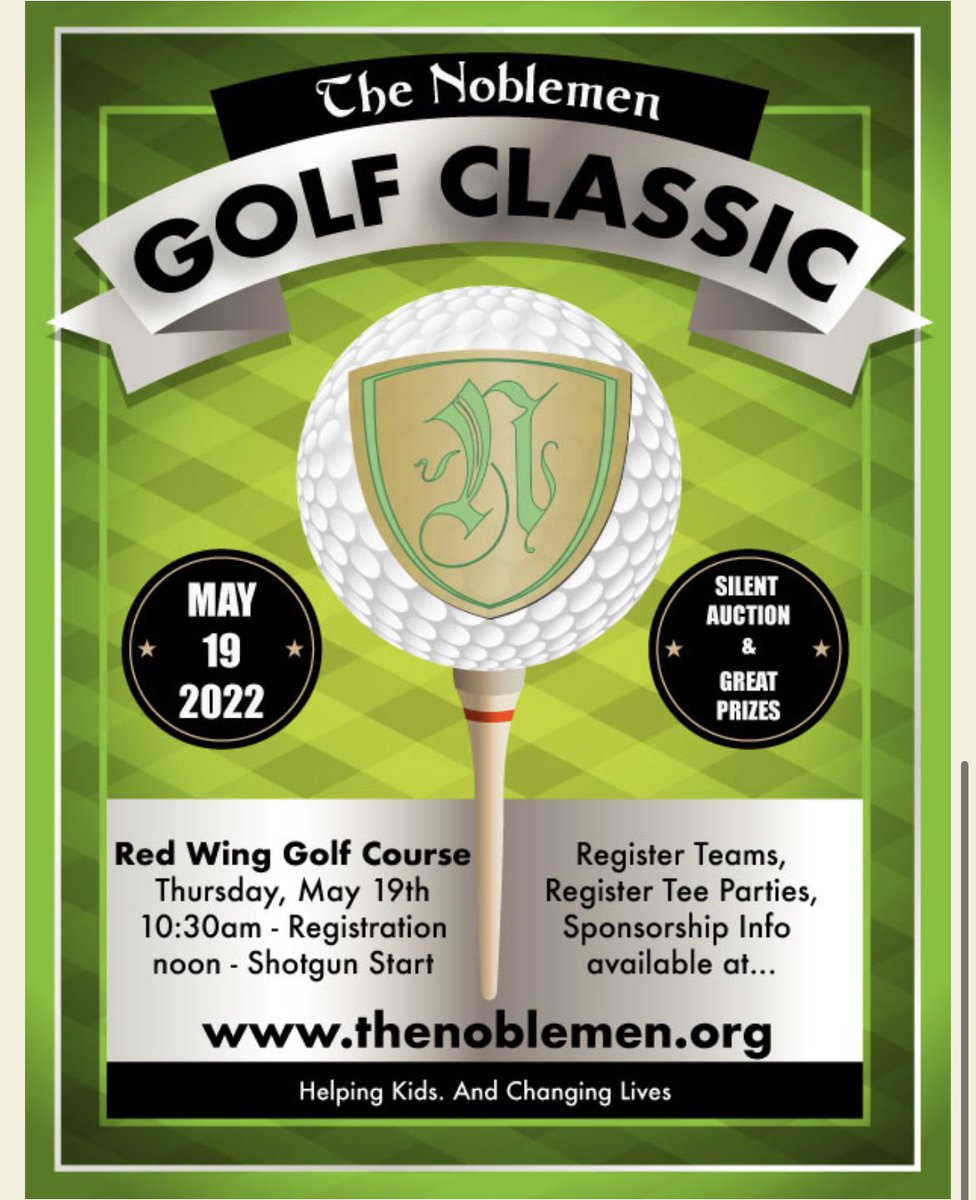 There’s still time to register for The Noblemen golf tournament next week. For more information check out this link: thenoblemen.org/event-4729234